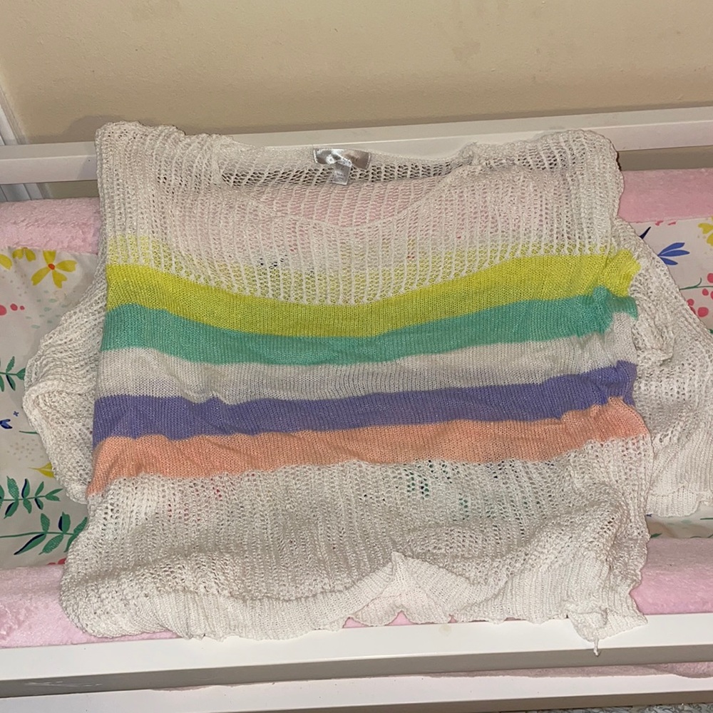 Target mesh sweater